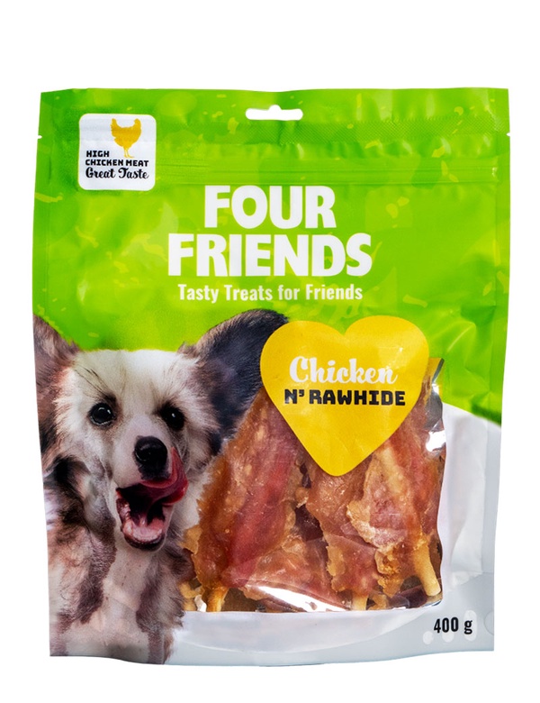 Four Friends Chicken N' Rawhide 400 g