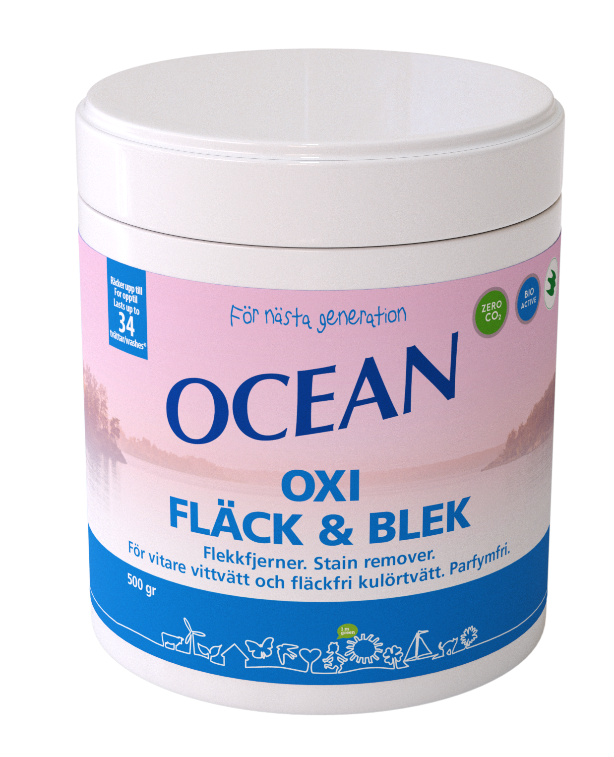 Ocean Oxi Fläck & Blek Pulver 500g