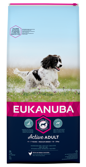 Eukanuba Active Adult Medium 15 kg