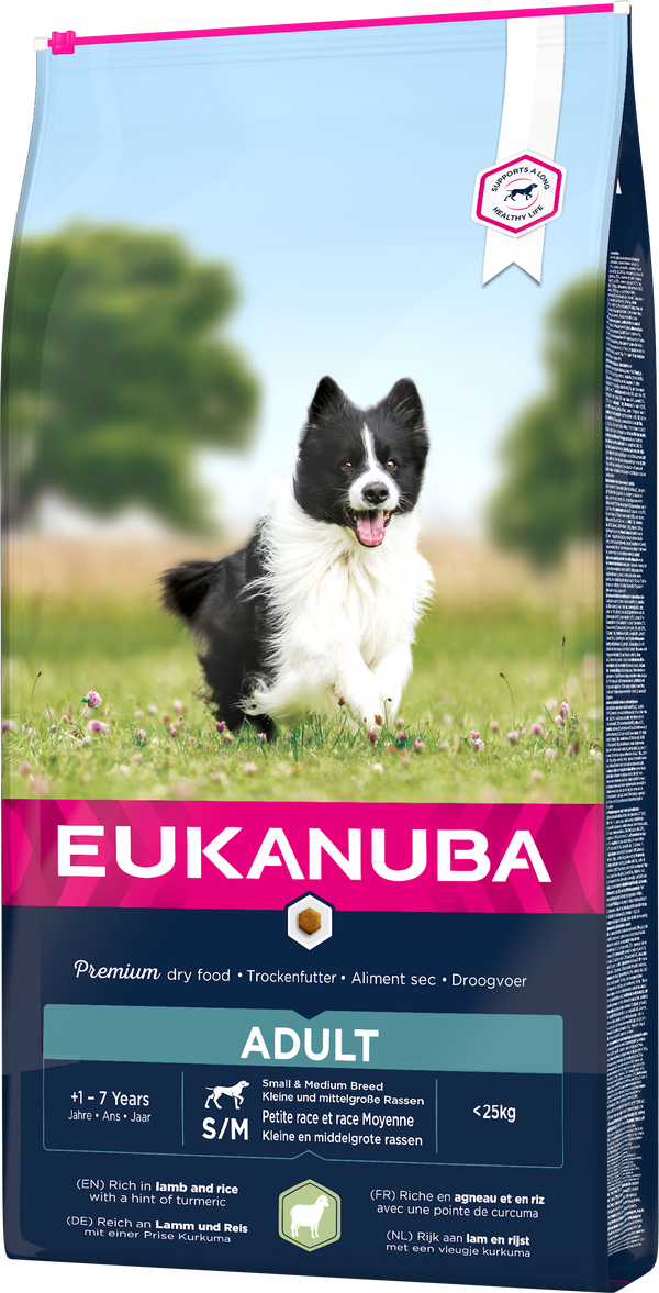 Eukanuba Adult Lamb & Rice Small & Medium 12 kg