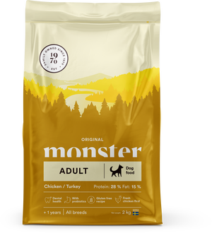 Monster Dog Orig. Adult Chick/Turkey - 2 kg