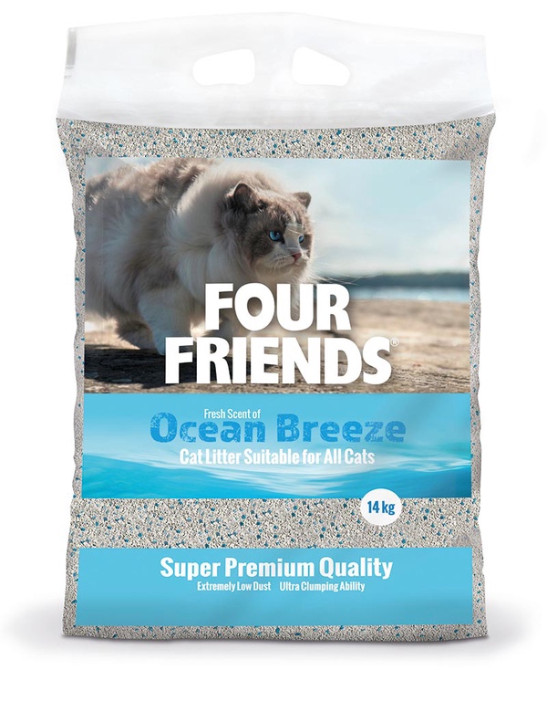 Four Friends Kattsand Ocean Breeze 14 kg