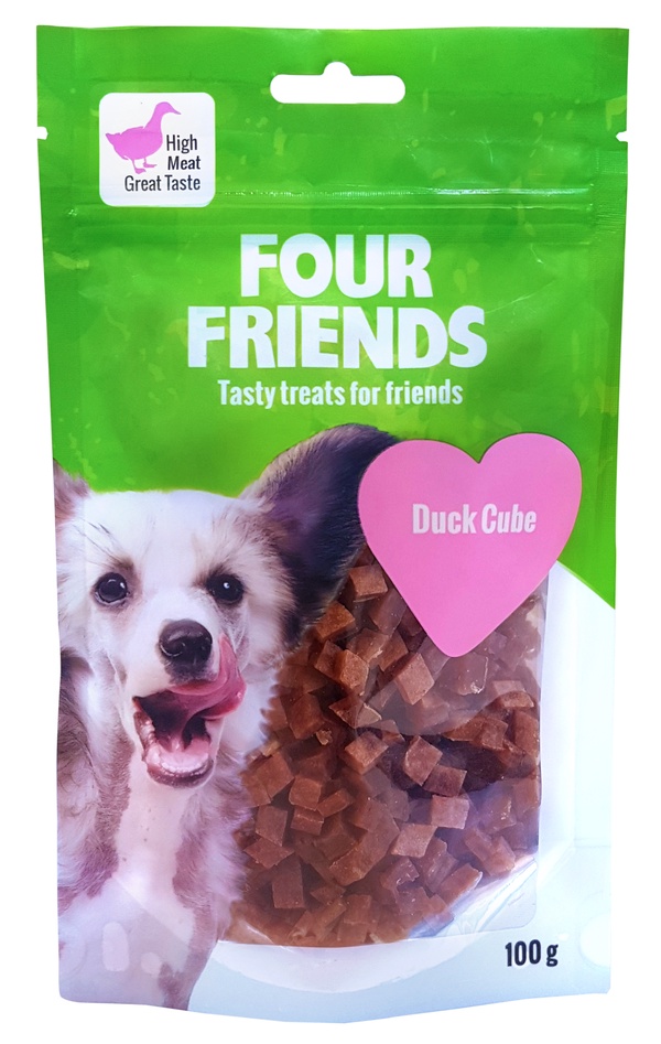 Four Friends Hund Duck Cube 100 g