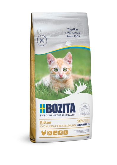 Bozita Kitten Grain Free - 2 kg, Kyckling