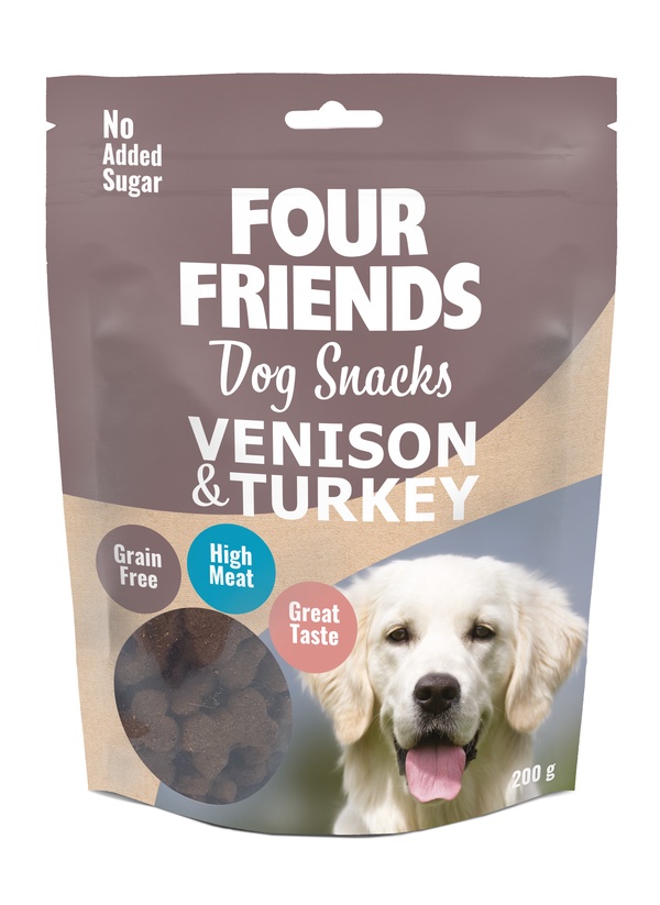 Four Friends Snacks Venison & Turkey 200 g