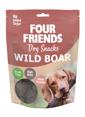Four Friends Snacks - 200 G, Wild Boar