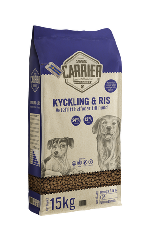 Carrier Kyckling & Ris - 15 KG