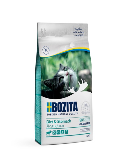 Bozita Diet & Stomach Grain Free - 10 kg, Älg