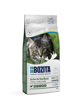 Bozita Active & Sterilised Grain Free - 10 kg, Lamm