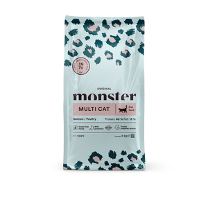 Monster Cat Orig. Multicat Salmon/Poultry - 6 KG