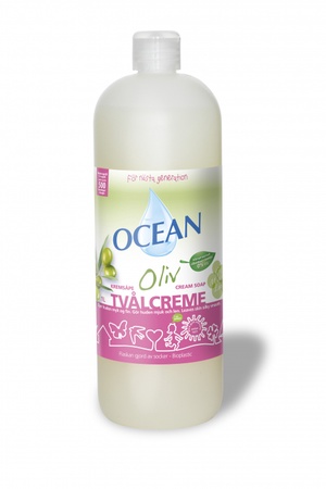 Ocean Tvålcreme Mild Oliv - 1 Liter